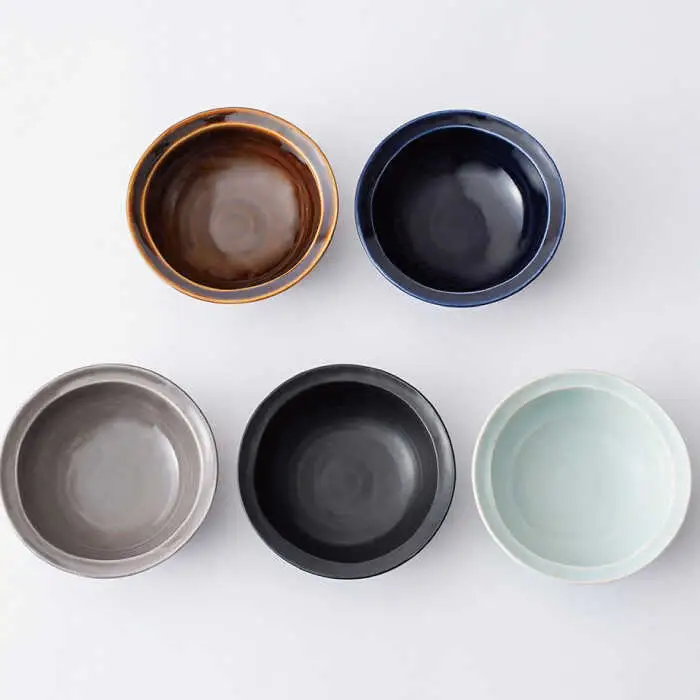 【波佐見焼】リム 小鉢 ボウル 5colors 5枚セット 食器 皿 【一龍陶苑】 [CC60]  波佐見焼