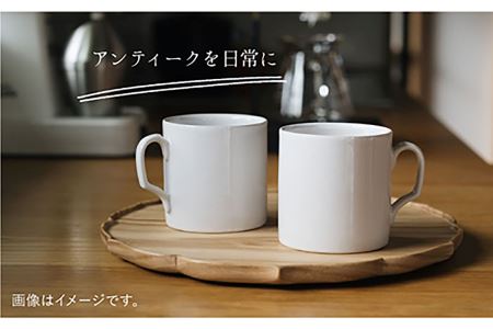 【波佐見焼】19C 復刻 マグカップ 白つや釉 2個セット 食器 皿 【イロドリ】 [KE31] 波佐見焼