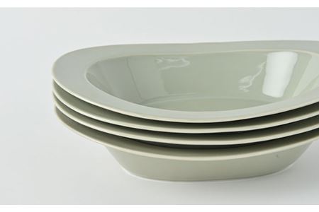 【波佐見焼】セーフボウル グレー 4枚セット【福田陶器店】 [PA229] 