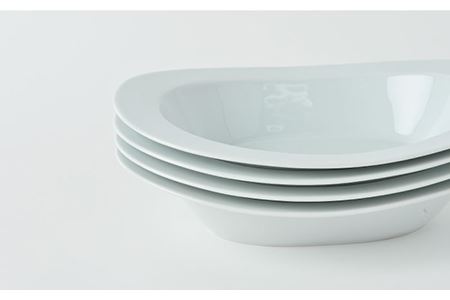 【波佐見焼】セーフボウル ホワイト 4枚セット【福田陶器店】 [PA231] 