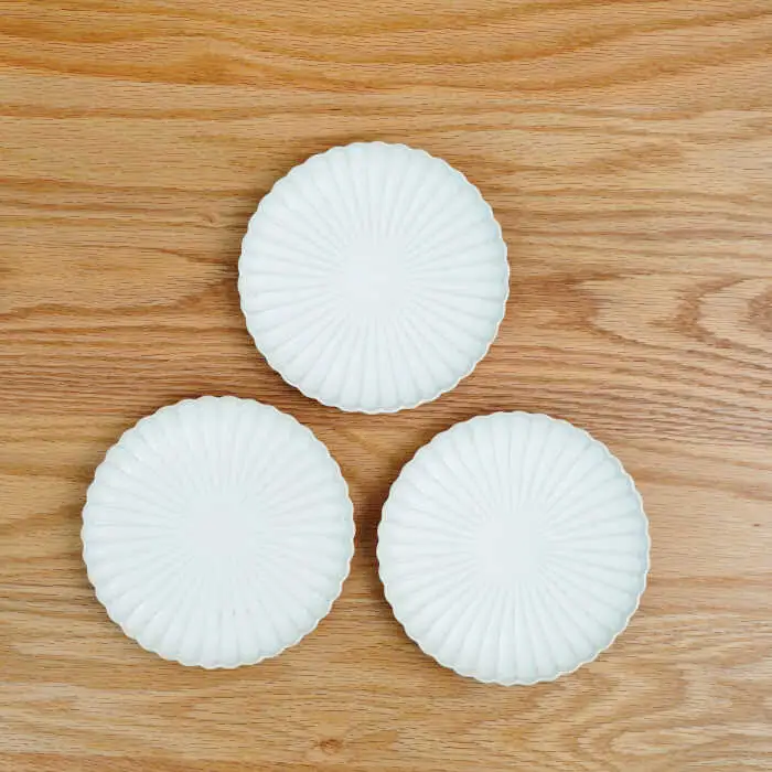 【波佐見焼】花しのぎ トリオ 取皿 小皿 (白) 食器 皿 【団陶器】 [PB87] 波佐見焼