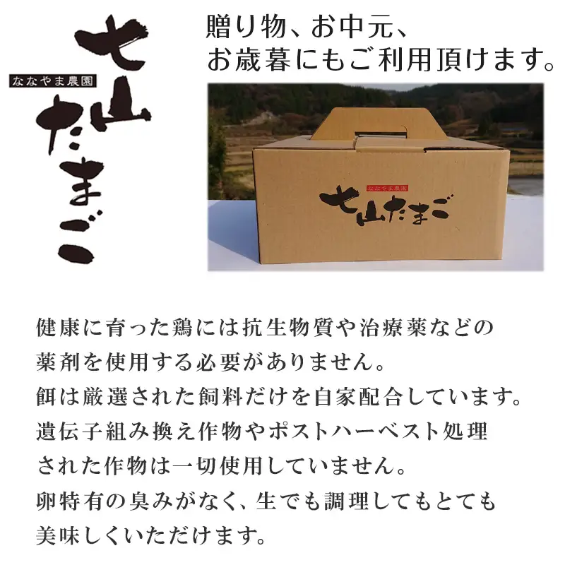 「全3回定期便」放し飼い！七山のたまご MLサイズ相当 (40個×3回) 合計120個