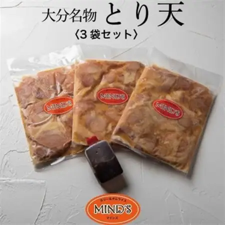 大分豊後とり天-マインズ(300g×3パック)_肉  鶏肉 _【配送不可地域：離島】【1283263】