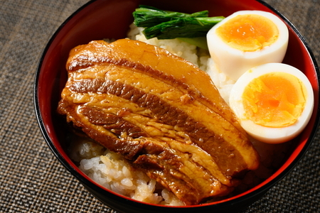 豚肉の甘露煮（豚バラ）：（110g×5）茨城県の銘柄豚【常陸の輝き】を使用【古河ブランド認証品】_BC07