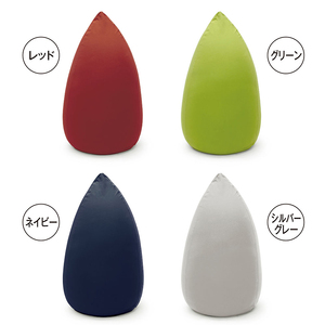 ビーズクッション MOGU モグ たまごソファ カバー付 ビーズクッション レッド