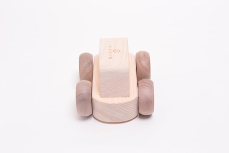 木製 オルゴール カー【檜のおもちゃ ＩＫＯＮＩＨ】 ≪桧 おもちゃ ヒノキ ひのき 木育 知育≫