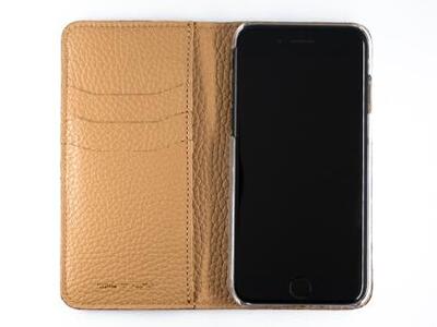 maf pinto アイフォーンケース 本革 日本製 (iPhone SE 第2世代 ／ 8 ／ 7, ) ADRIA LINE 【カプチーノ】