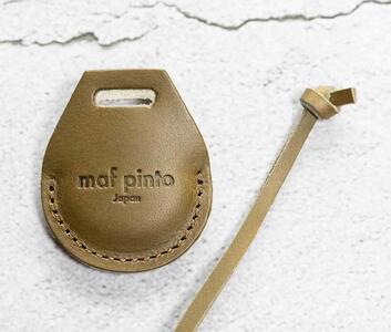 エアタグ用 ケース カバー（フルカバーモデル） レザー 本革 apple airtag 【オリーブ】