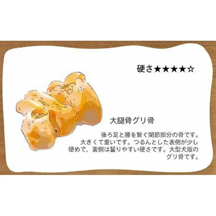 【大型犬向け】国産牛大腿骨グリ骨 Lovelybone