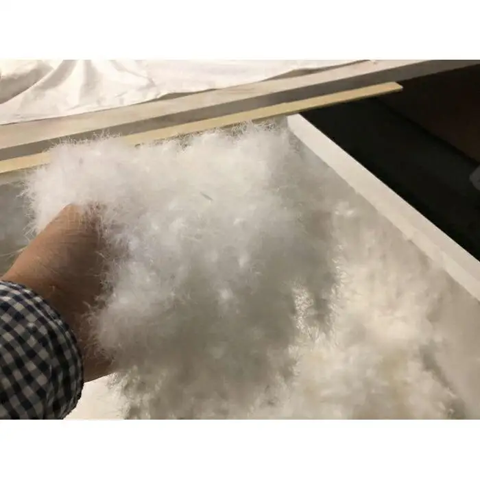ポーランド産コウダグース93の羽毛ふとん シングルロング 専門店のハンドメイド