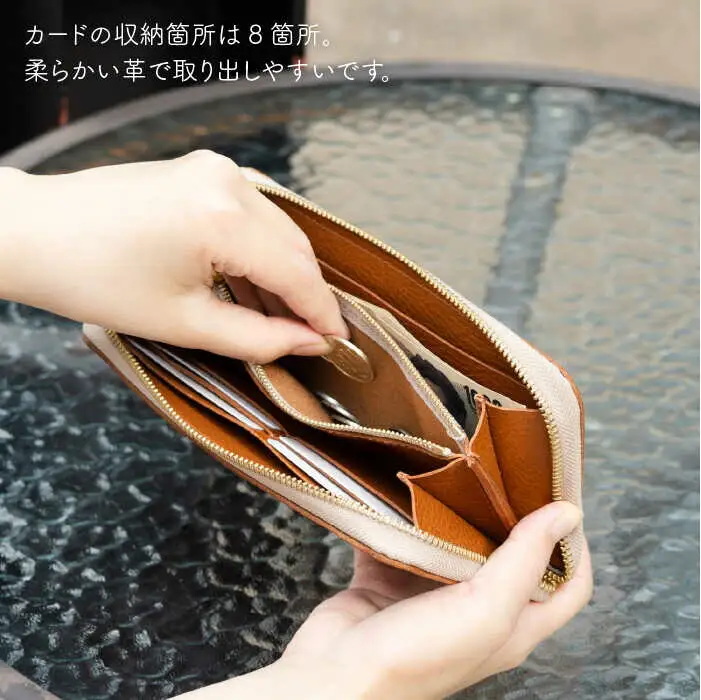 ラウンド ファスナー の 長財布 《糸島》【LADIES&GENTLEMEN】 革製品 革財布 サイフ [ADK003]