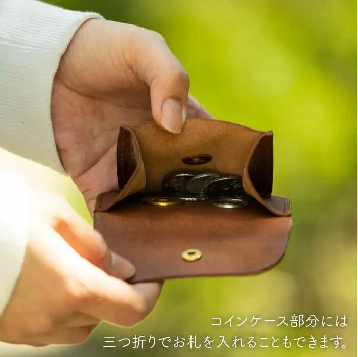 薄型 の コインケース 《糸島》【LADIES&GENTLEMEN】 革製品 革財布 サイフ [ADK007]