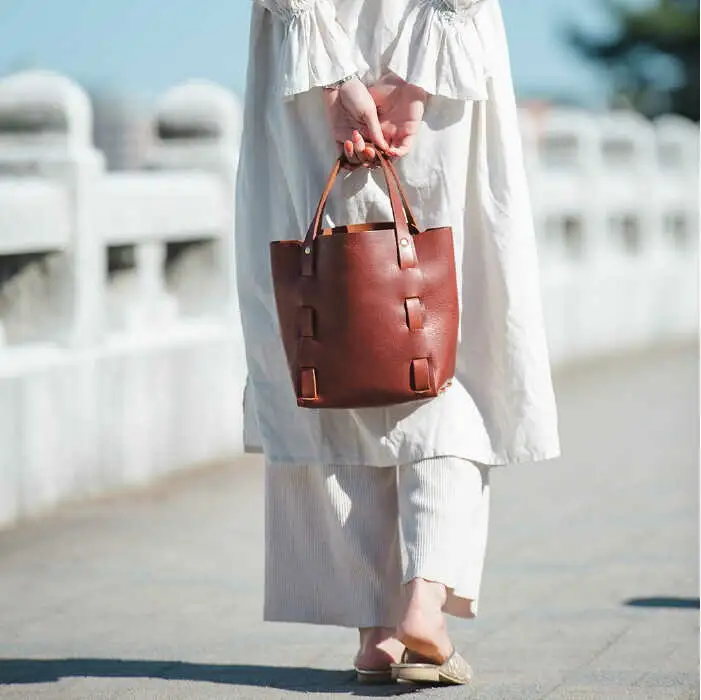 編み込み の トートバッグ 《糸島》【LADIES&GENTLEMEN】 革製品 革鞄 カバン [ADK009]