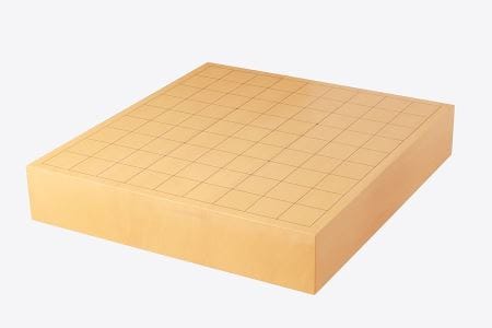 国産「榧」の卓上将棋盤（駒台付）【熊須碁盤店】_A0114-159
