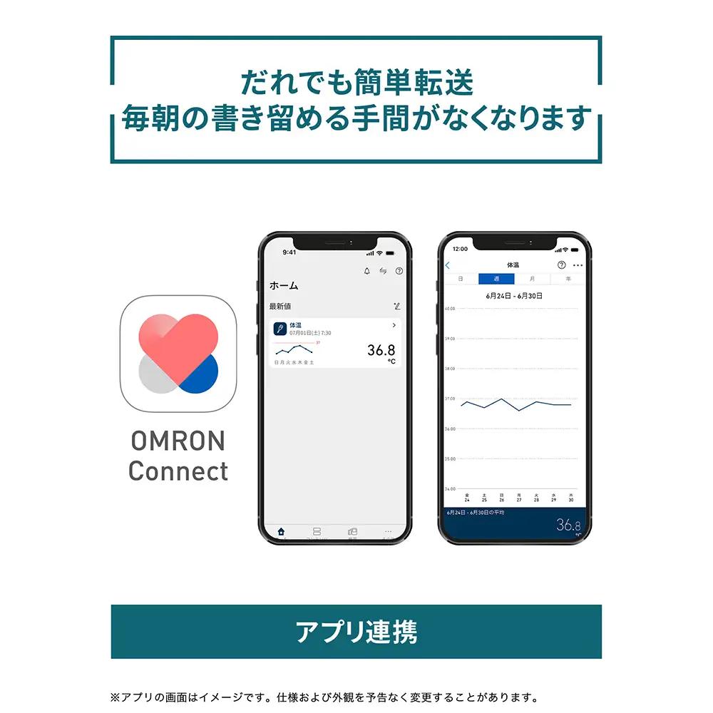 体温計 オムロン 音波通信 MC-6800B 体温計