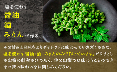 ぶどう山椒の佃煮 1袋 100g 株式会社しおん 《90日以内に出荷予定(土日祝除く)》 和歌山県 紀の川市 st-p