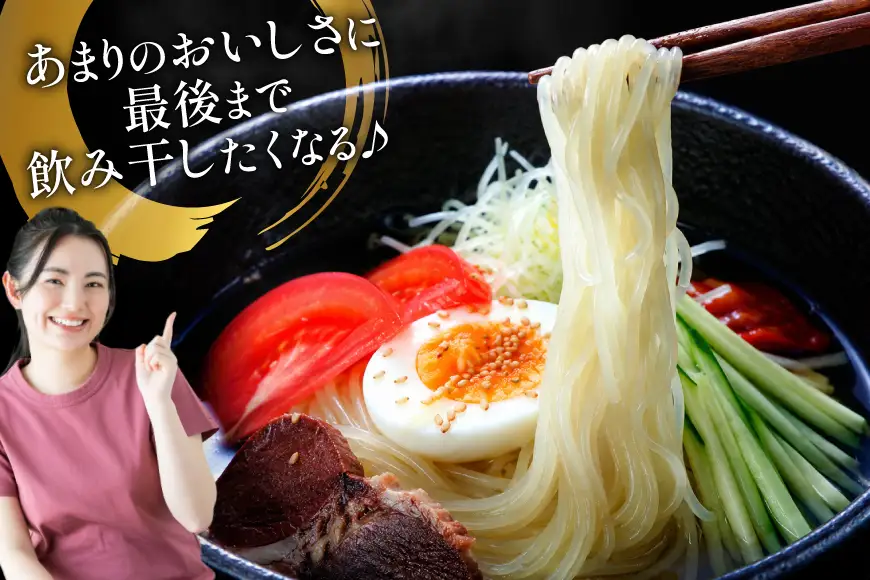 冷麺 りんご苑の冷麺 スープ付 10食 2箱 セット 計20食