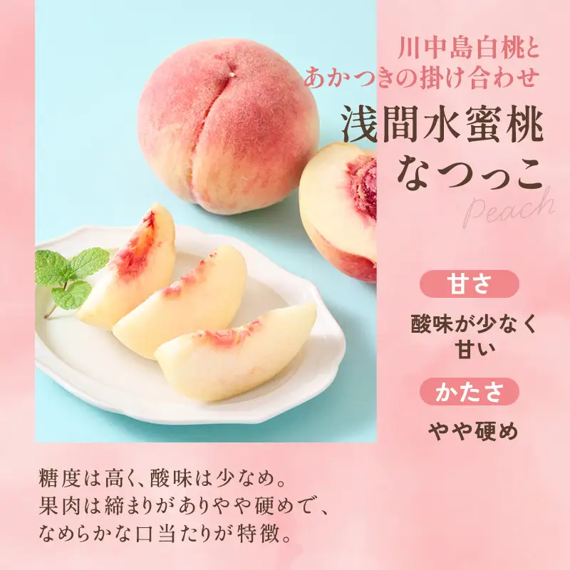 桃 なつっこ 約5kg 13～22玉 フルーツ 果物 白桃