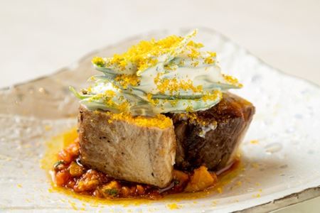 【六本木】Breathe Restaurant&Bar 特産品ディナーコース 2名様（寄附申込の翌月から6ヶ月間有効・30組限定）ふるなび美食体験 FN-Gourmet543533