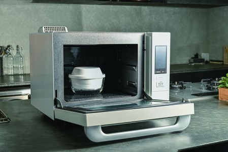 HARIO ガラスのレンジ蒸し器［XMK-120-W］｜ハリオ 耐熱 ガラス 食器 器 キッチン 日用品 キッチン用品 日本製 おしゃれ かわいい レンジ蒸し器 蒸し器 調理器具 電子レンジ可 料理 野菜 食材 ザル付き 時短_BE60
