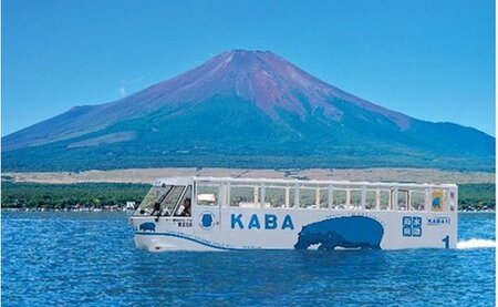 YH003水陸両用バス山中湖のKABA乗車券（乗車記念証つき）大人用１２枚
