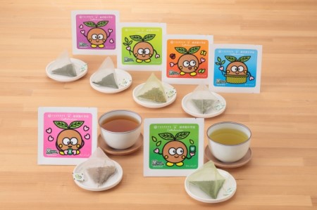 茶ッピー茶歌舞伎（ちゃかぶき）ガチャBOX＜維孝館中学校とコラボ開発＞ 飲料類 お茶 ガチャガチャ 深蒸し茶 玄米茶 ほうじ茶 深蒸し茎茶 玉露 カプセル 