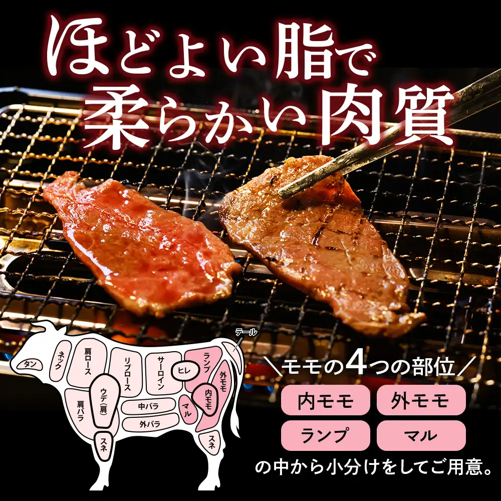 亀岡牛 もも 焼肉用 500g 焼肉