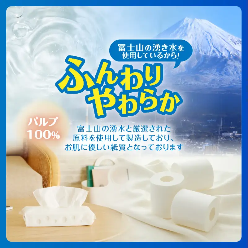 トイレットペーパー と ティッシュペーパーのセット[sf002-128]