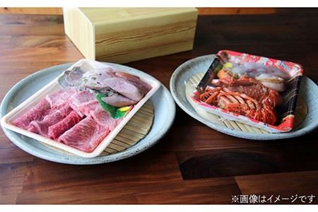 壱岐牧場 壱岐牛・海鮮付き鉄板焼セット《壱岐市》【壱岐牧場】[JBV007] 壱岐牛 黒毛和牛 和牛 海鮮 BBQ ソーセージ 肉 タン ホタテ イカ 焼き肉 焼肉 38000 38000円 のし プレゼント ギフト 冷凍配送 九州