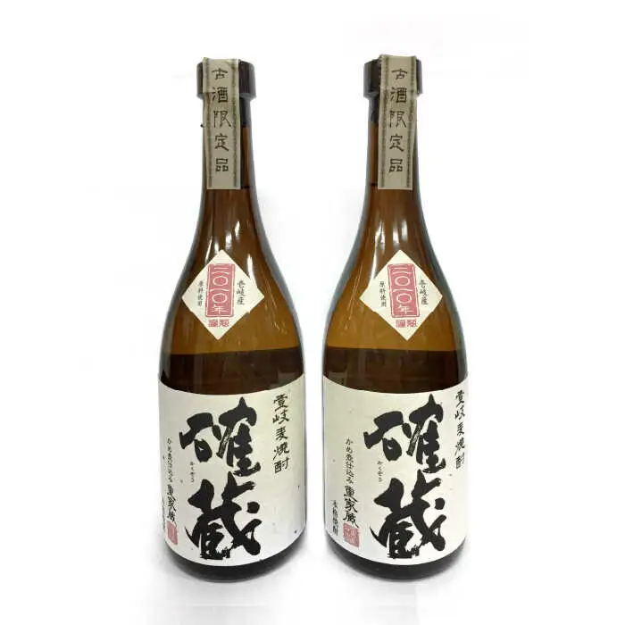 重家酒造 確蔵 720ml 2本組 [JCG041] 焼酎 むぎ焼酎 麦焼酎 酒 お酒 ギフト 敬老の日 のし プレゼント 16000 16000円