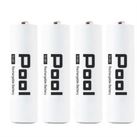 レビューキャンペーン中!ニッケル水素電池Pool-プールー(単3形充電池4本+4ポート充電器)セット【1212962】