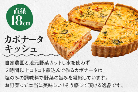 【食べ比べ2枚セット】 カポナータとキーマカレー キッシュ キッシュ