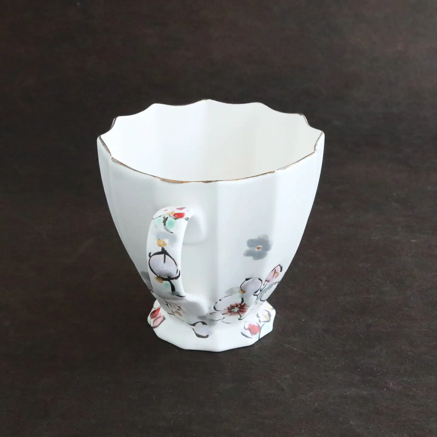 【美濃焼】koyomiお花マグカップ 2月 梅【buzan 武山窯】食器 コーヒーカップ ティーカップ [MBA014]