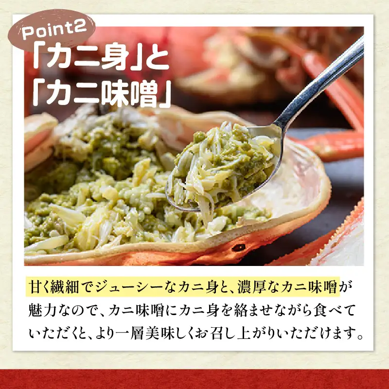 【蟹の匠 魚政】京丹後市産 未冷凍 茹で間人ガニ大善ガニ 特撰 大サイズ（1000～1100g） 1匹（11月～12月発送） 蟹