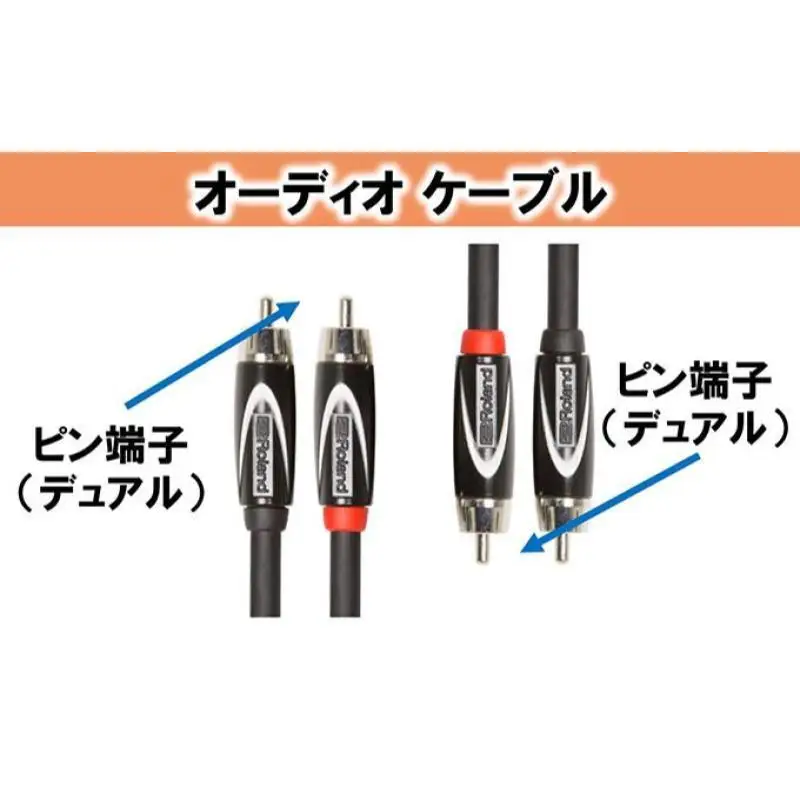 【Roland純正】オーディオケーブル 3m/RCC-10-2R2R【配送不可：離島】 雑貨 日用品 