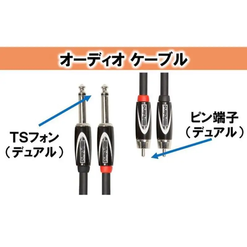 【Roland純正】オーディオケーブル 4.5m/RCC-15-2R28【配送不可：離島】 雑貨 日用品 