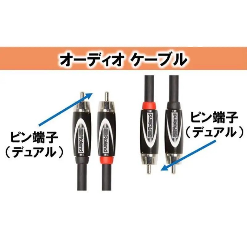 【Roland純正】オーディオケーブル 4.5m/RCC-15-2R2R【配送不可：離島】 雑貨 日用品 