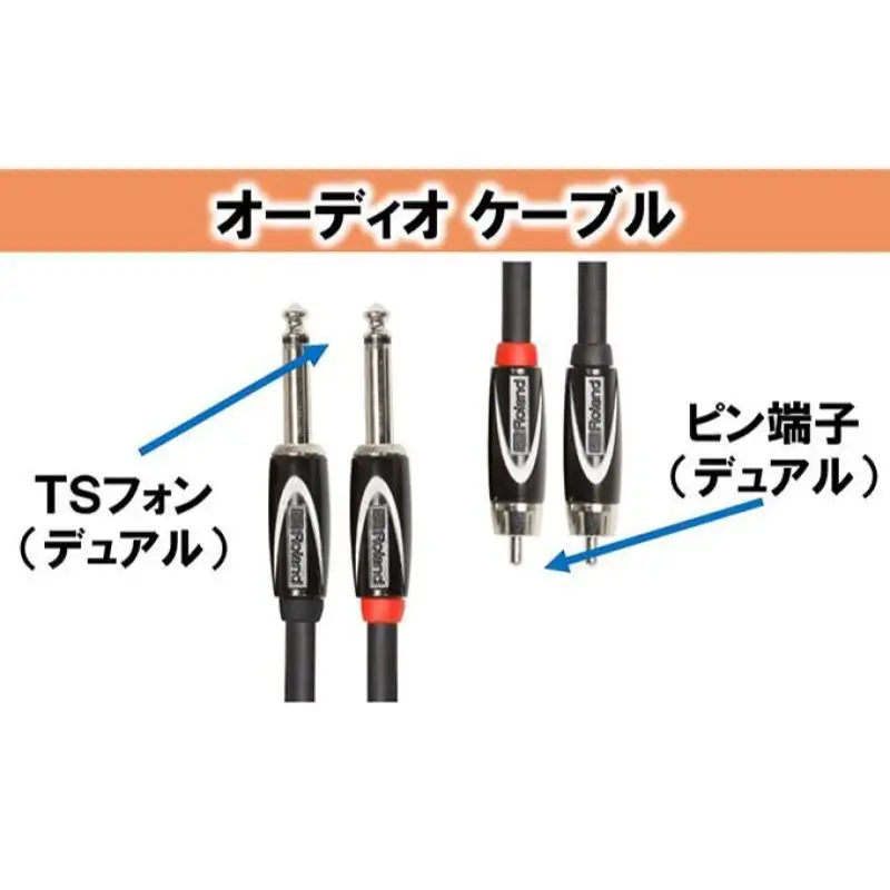 【Roland純正】オーディオケーブル 1m/RCC-3-2R28【配送不可：離島】 雑貨 日用品 