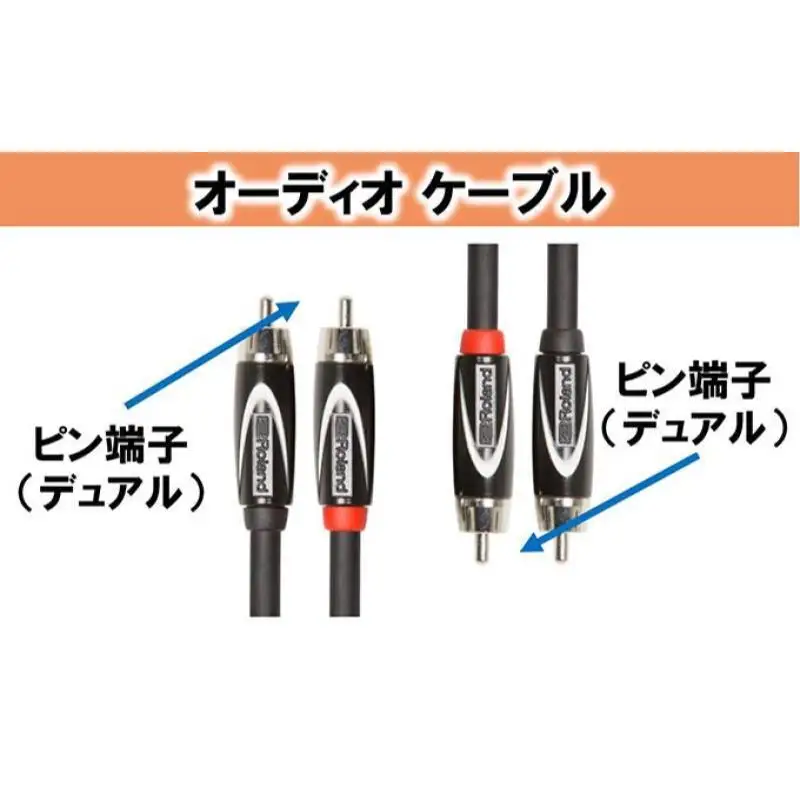 【Roland純正】オーディオケーブル 1m/RCC-3-2R2R【配送不可：離島】 雑貨 日用品 