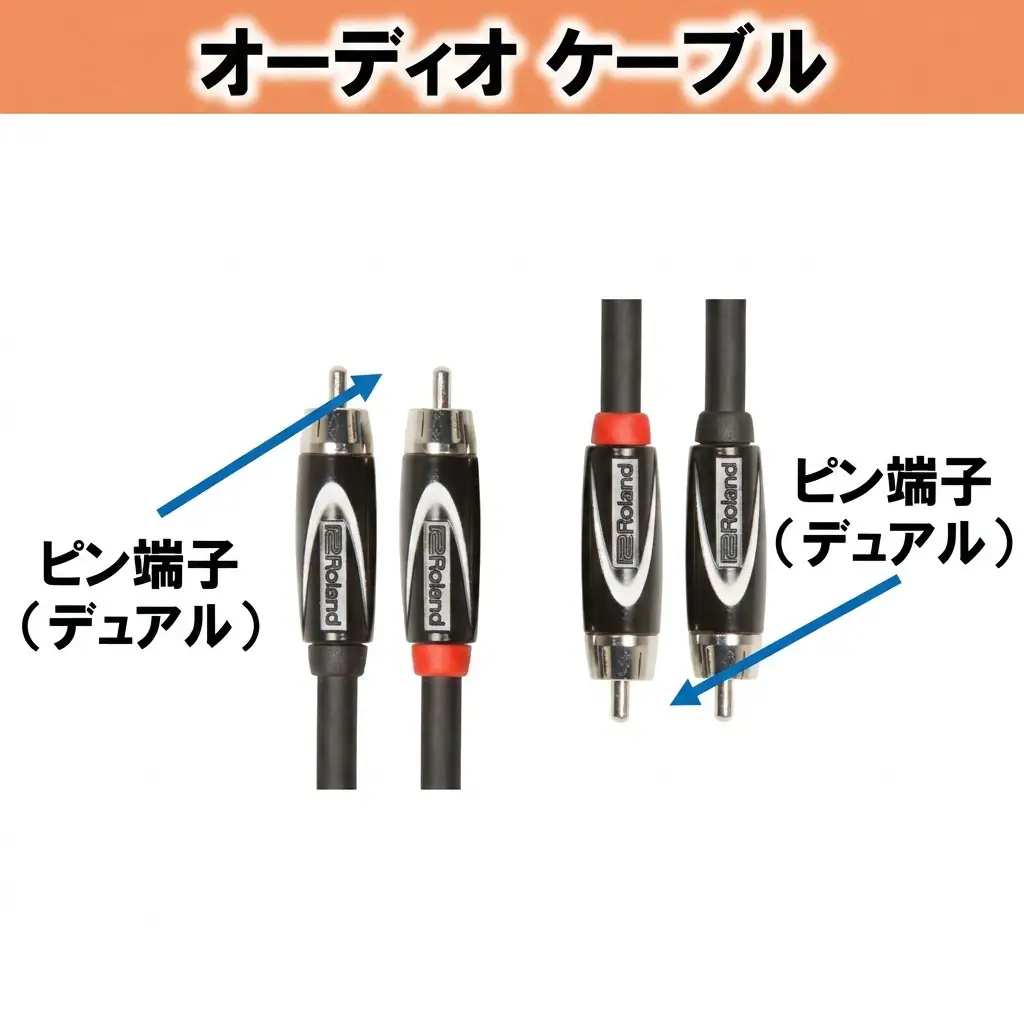 【Roland純正】オーディオケーブル 1.5m/RCC-5-2R2R【配送不可：離島】 雑貨 日用品 