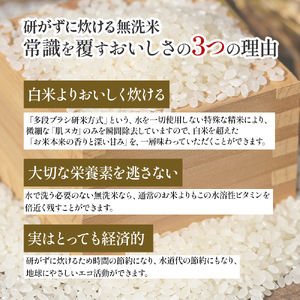 【3ヵ月便】罪悪感は必要ナシ！賢い選択「四万十町産 無洗米」5㎏ 仁井田米 にこまる／Sbos-Z01