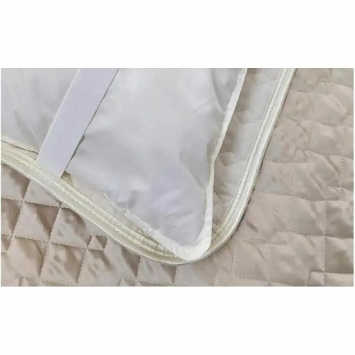 潤いシルク100%サテン枕パッド　アイボリー1枚　Mサイズ（43×63cm）SSM-1M-1P　IV