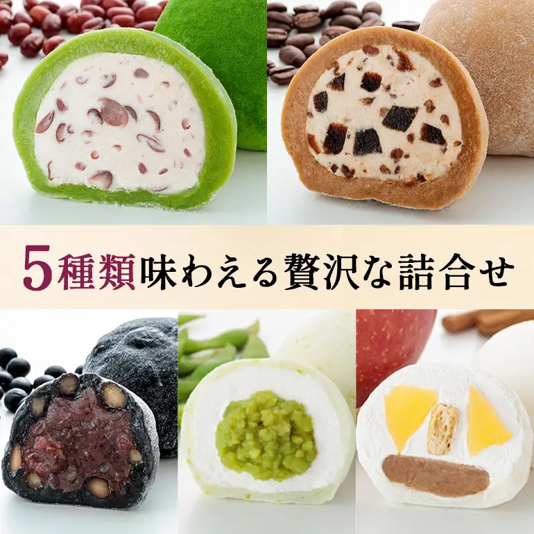 養老軒の大福5種詰合せ　10個入（998）