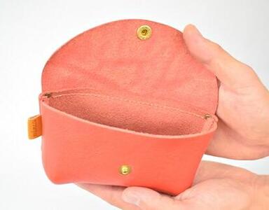 【全6色】栃木レザー ミニポーチ02S　小物入れ ピルケース/Pouch　02/S/レッド/minca　428【ファッション 人気 おすすめ 】