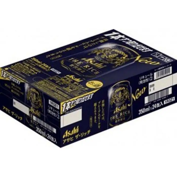 【定期便12回】 ビール アサヒ ザ・リッチ 350ml 24本
