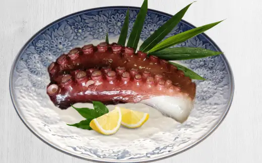 8-015-002　【刺身用】冷凍煮だこ足 約900g（足2本～4本）