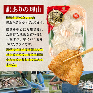 【試食用チキンカツ付】 ＜訳あり・お試し用＞地魚フライセット詰合せ (計4P・3種類以上) おかず おつまみ 惣菜 お惣菜 お弁当 詰め合わせ アジフライ さば 鯖 あじ 鯵 ぶり 鰤 冷凍 時短 小分け 魚 魚フライ ふるさと納税 【DH209-G】【ネクサ】