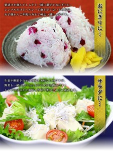 甲羅組 天然 釜揚げしらす 約500g 2袋 合計 約1kg (a10-807)
