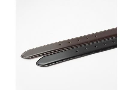 【ふるなびWEEK対象】 【ベルト】 SOMES ベルト M-01 ラウンド33mm ブラック