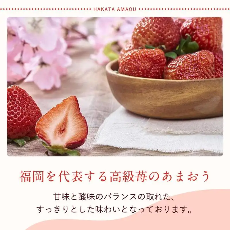 フルーツソムリエが選んだ 福岡県産春あまおう４パック※一部離島不可【1パックあたり250g】